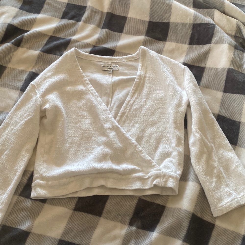 Madewell texture & thread top